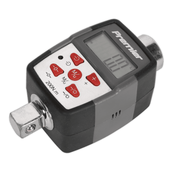 Premier Digital Torque Adaptor with Angle Function 1/2"Sq Drive 20-200Nm