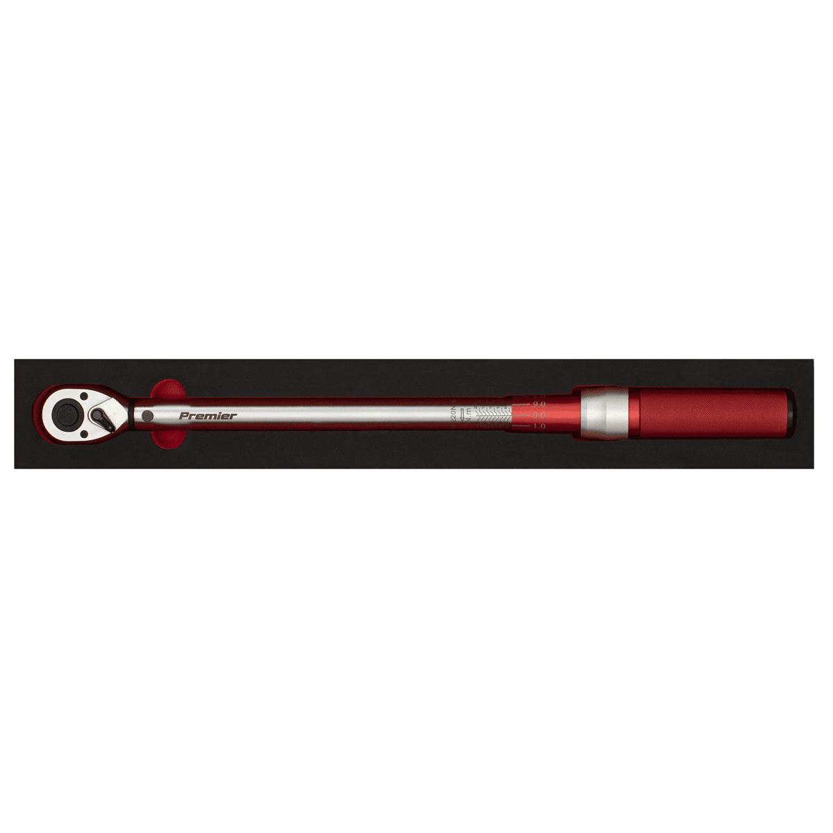 Premier Calibrated Micrometer Torque Wrench 1/2"Sq Drive 40-220Nm - Image 4
