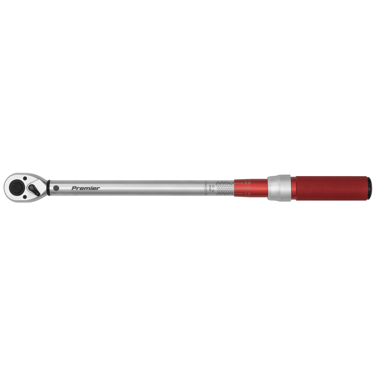 Premier Calibrated Micrometer Torque Wrench 1/2"Sq Drive 40-220Nm - Image 2