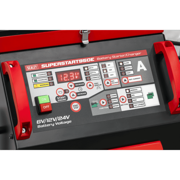 6/12/24V Battery Starter/Charger 950A