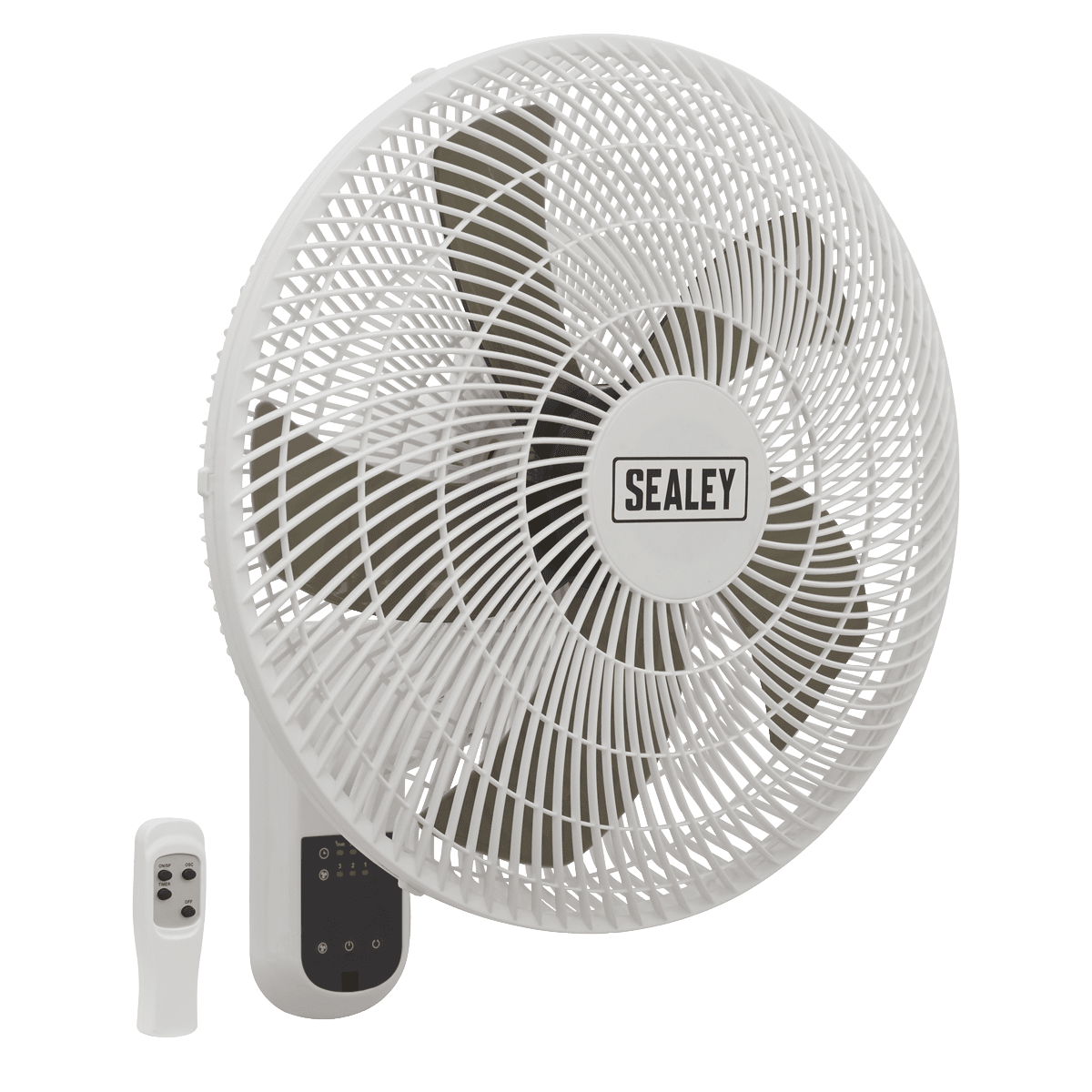 18" Wall Fan with Remote Control 3-Speed 230V