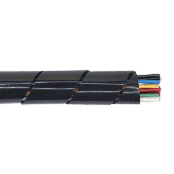 Spiral Wrap Cable Sleeving 22-44mm 10m