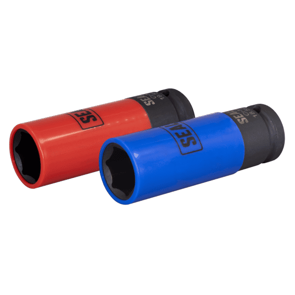 Alloy Wheel Impact Socket Set 1/2"Sq Drive 2pc