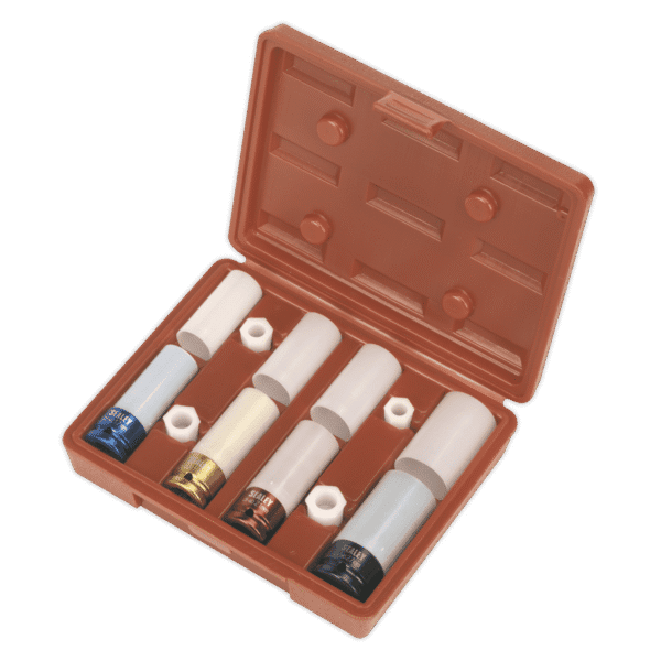 Alloy Wheel Impact Socket Set 1/2"Sq Drive 4pc