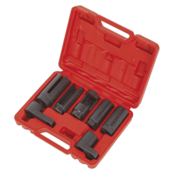 Oxygen Sensor Socket Set 3/8" & 1/2"Sq Drive 7pc