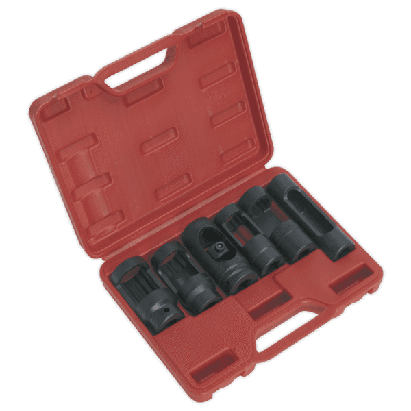 Diesel Injector Window Socket Set 1/2"Sq Drive 6pc