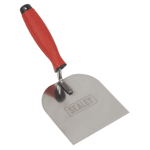 Stainless Steel Margin Trowel with Rubber Handle 120mm