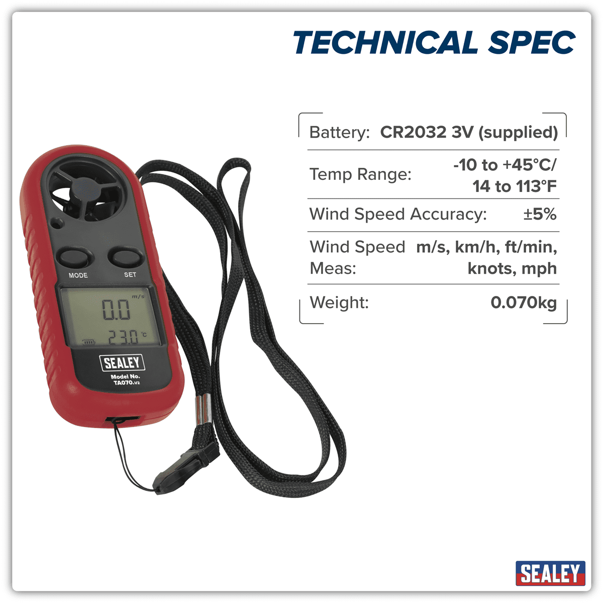 Digital Anemometer with Beaufort Scale - Image 4