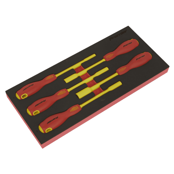Premier Insulated Nut Driver Set with Tool Tray 5pc - VDE Approved