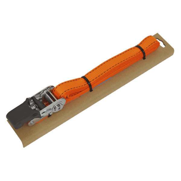 Ratchet Strap Polyester Webbing with Corner Protector 25mm x 5m 600kg Breaking Strength