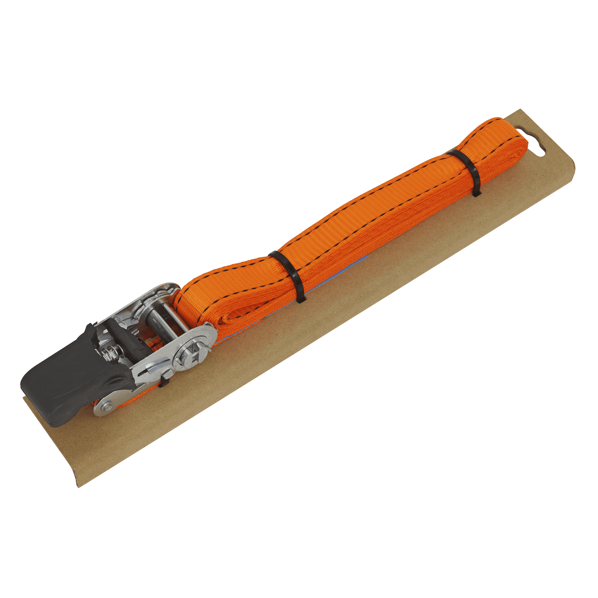 Ratchet Strap Polyester Webbing with Corner Protector 25mm x 5m 600kg Breaking Strength