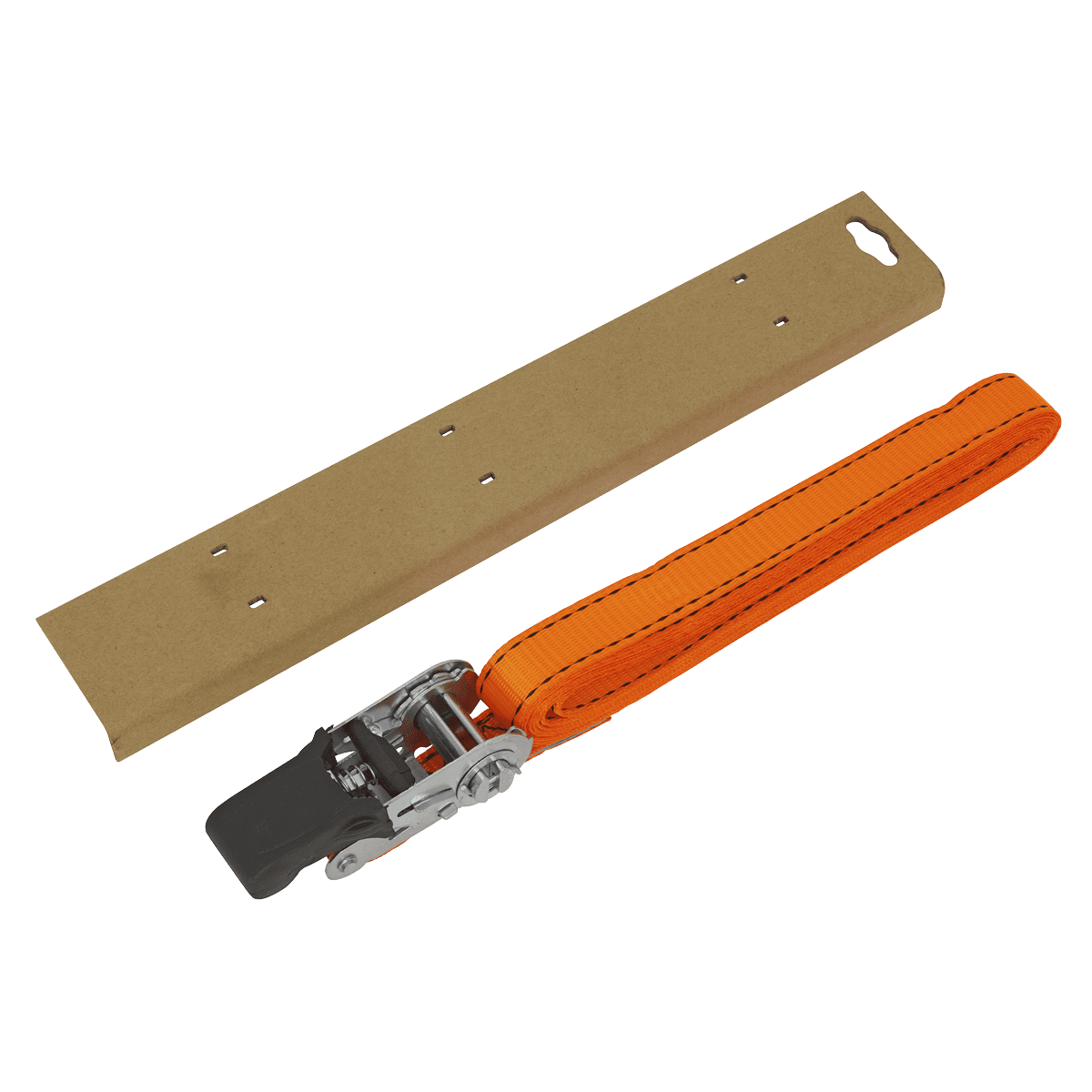 Ratchet Strap Polyester Webbing with Corner Protector 25mm x 5m 600kg Breaking Strength - Image 2