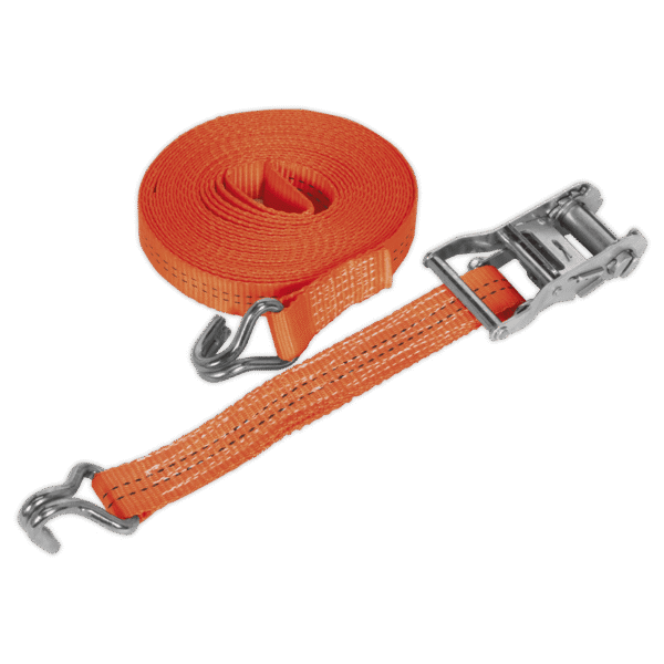Ratchet Strap Polyester Webbing 35mm x 6m 2000kg Breaking Strength