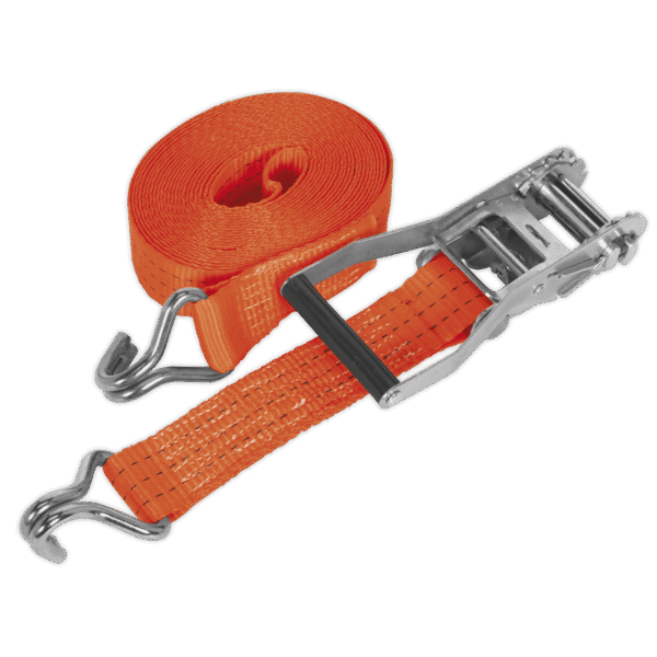 Ratchet Strap Polyester Webbing 50mm x 6m 3000kg Breaking Strength