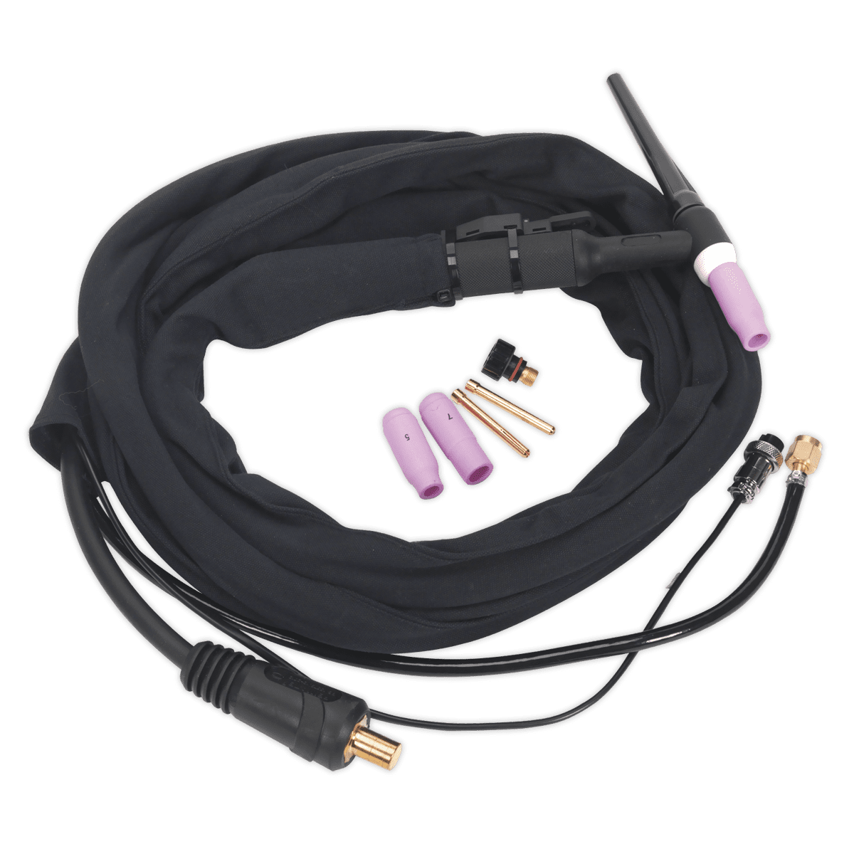 TIG Inverter Welding Torch with Push-Button 25mm²