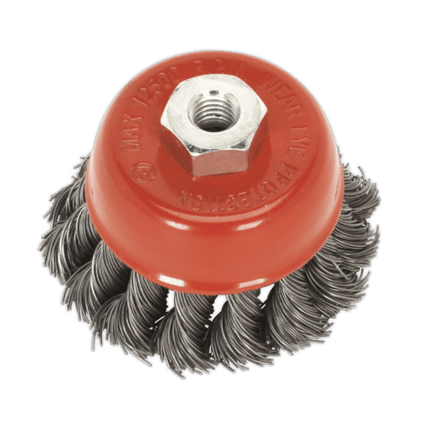 65mm Twist Knot Wire Cup Brush M14 x 2mm
