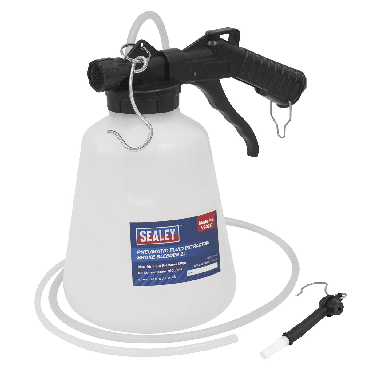 Pneumatic Fluid Extractor/Brake Bleeder 2L