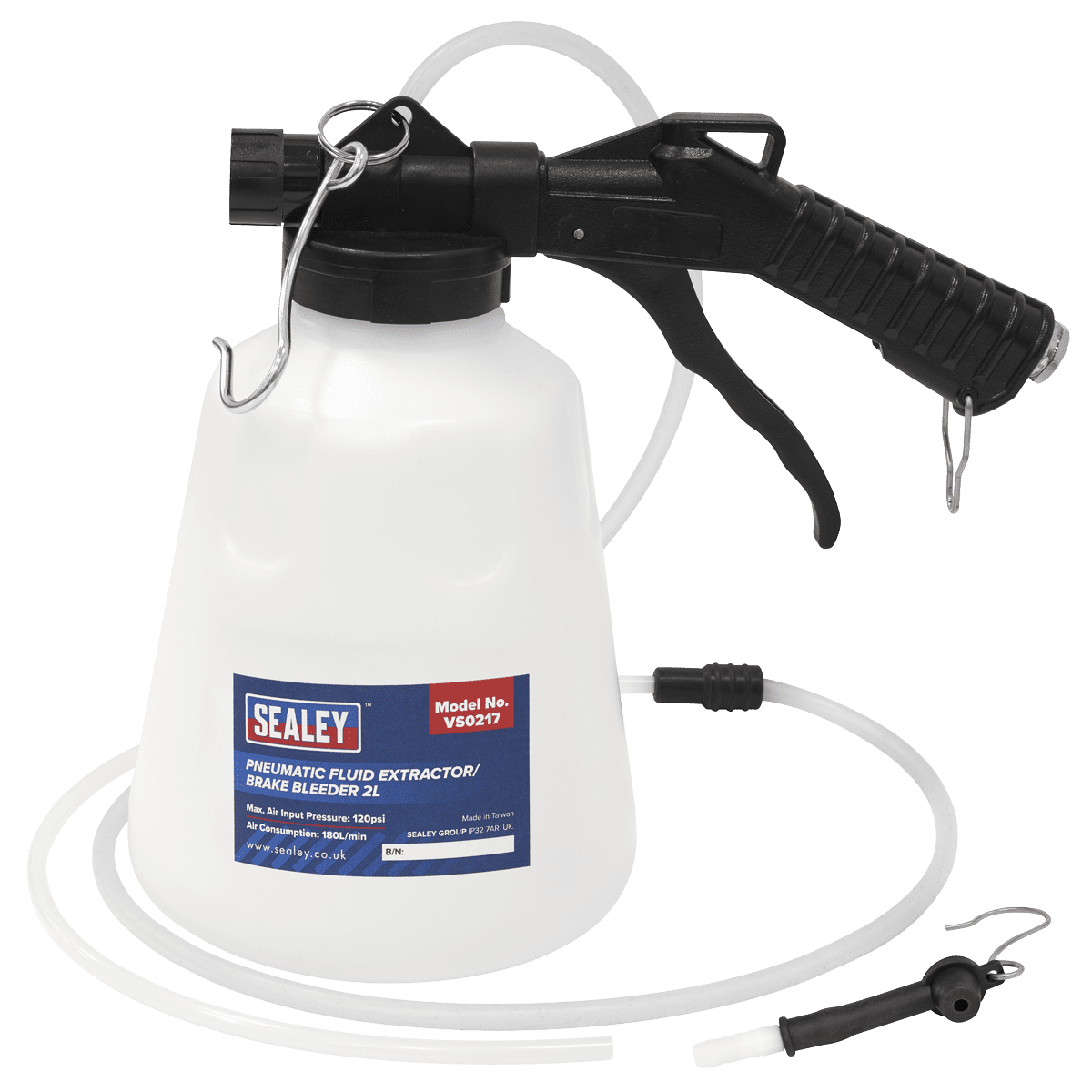 Pneumatic Fluid Extractor/Brake Bleeder 2L - Image 7