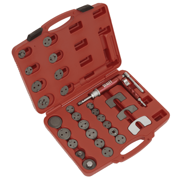 Air Operated Brake Piston Wind-Back Tool Kit 29pc