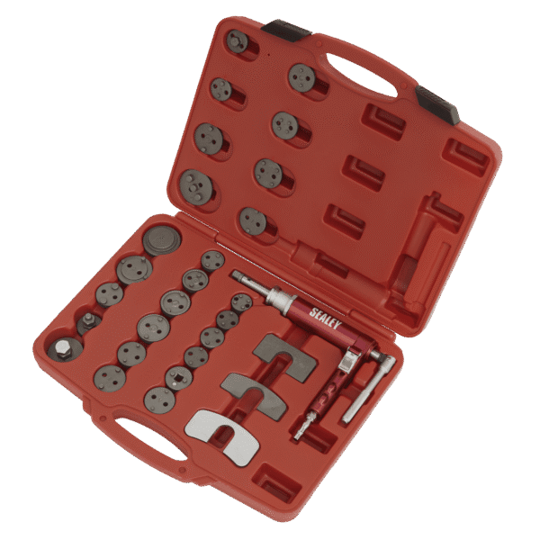 Air Operated Brake Piston Wind-Back Tool Kit 29pc