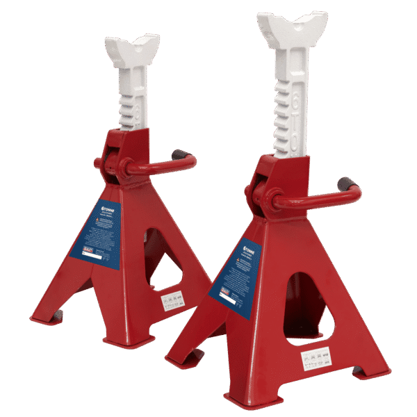 Ratchet Type Axle Stands (Pair) 6 Tonne Capacity per Stand