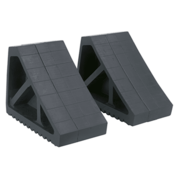 Rubber Wheel Chocks - Pair