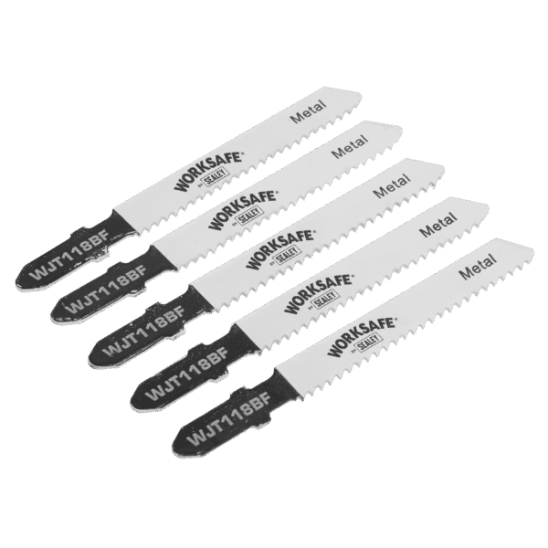 Worksafe® Jigsaw Blade for Metal 55mm 12tpi - Pack of 5