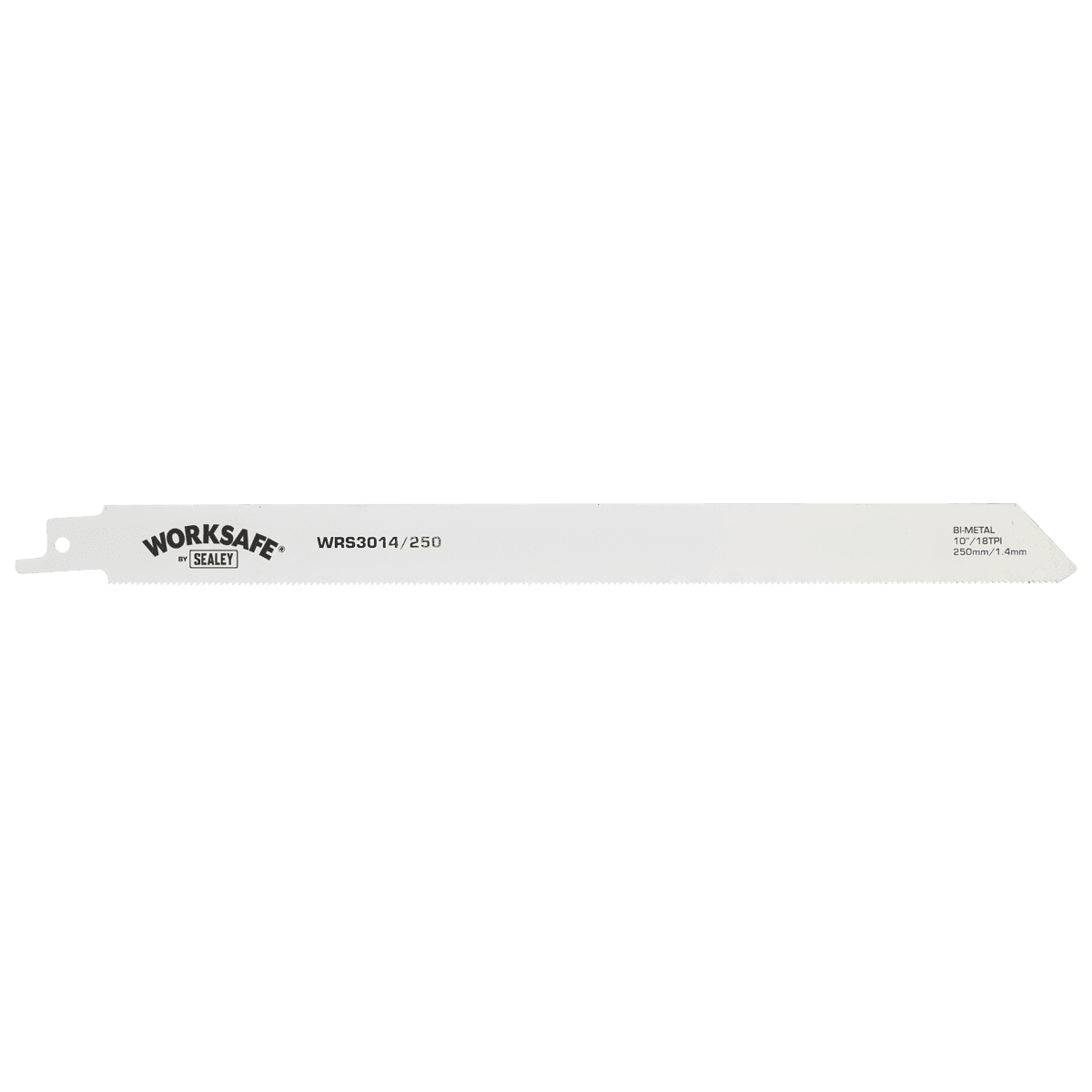 Worksafe® Reciprocating Saw Blade for Metal 250mm 18tpi - Pack of 5 - Image 3