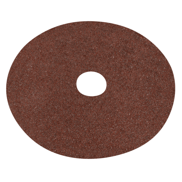 Worksafe® 125mm Fibre Backed Sanding Disc 24Grit - Pack of 25