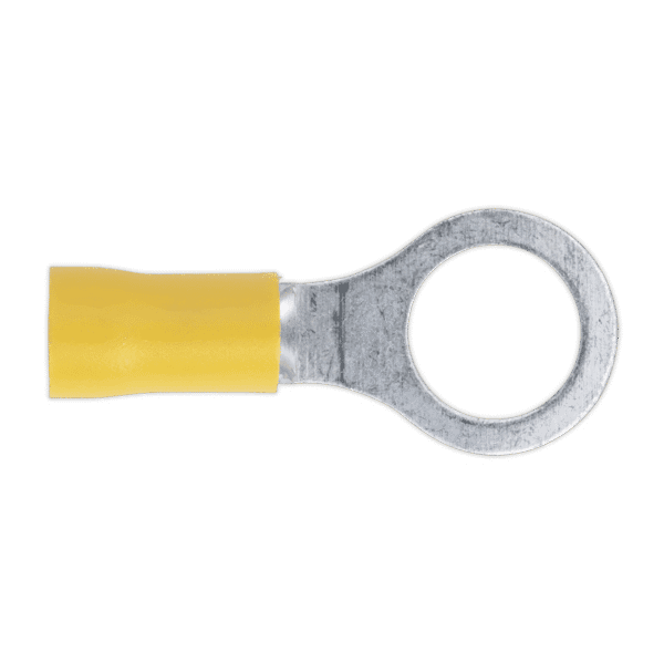 Easy-Entry Ring Terminal 10.5mm (3/8"), Yellow - Pack of 100