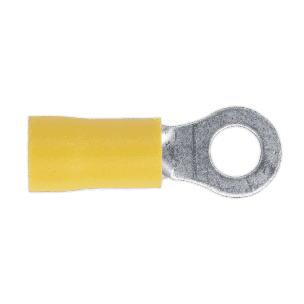 Easy-Entry Ring Terminal 5.3mm (2BA), Yellow - Pack of 100