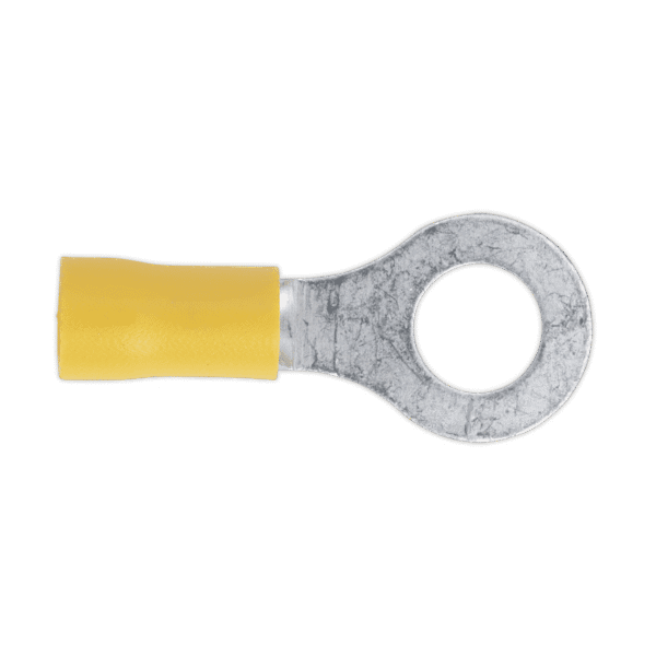 Easy-Entry Ring Terminal 8.4mm (5/16"), Yellow - Pack of 100