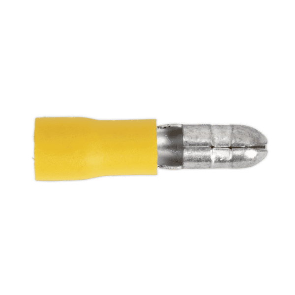 Bullet Terminal 5mm, Yellow - Pack of 100