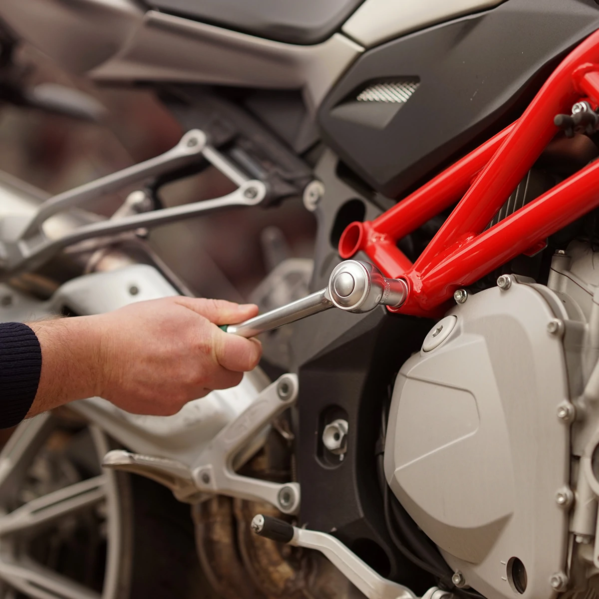 Motorcycle Tools Decorative Image