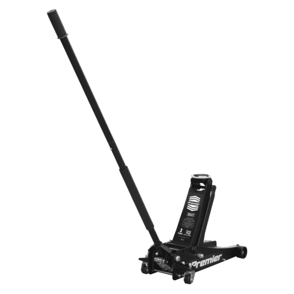 Premier Trolley Jack 3 Tonne & Axle Stands (Pair) 3 Tonne per Stand Combo