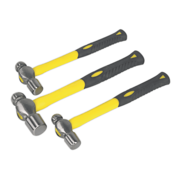 Premier Ball Pein Hammer Set with Fibreglass Shafts 3pc