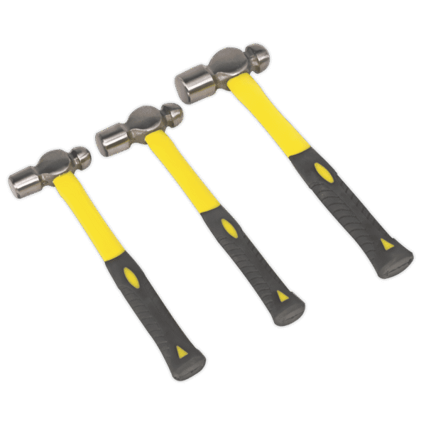 Premier Ball Pein Hammer Set with Fibreglass Shafts 3pc