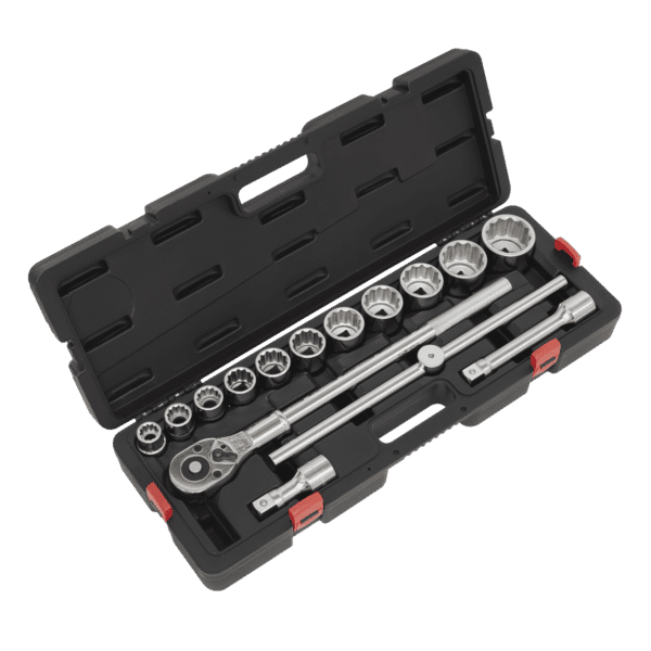 Premier Socket Set 3/4"Sq Drive 12-Point 15pc
