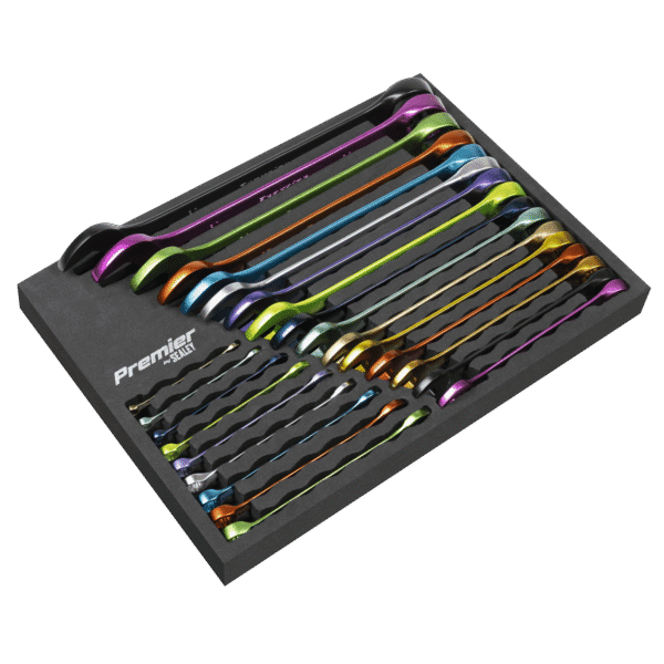 Premier Multi-Coloured Combination Spanner Set 25pc