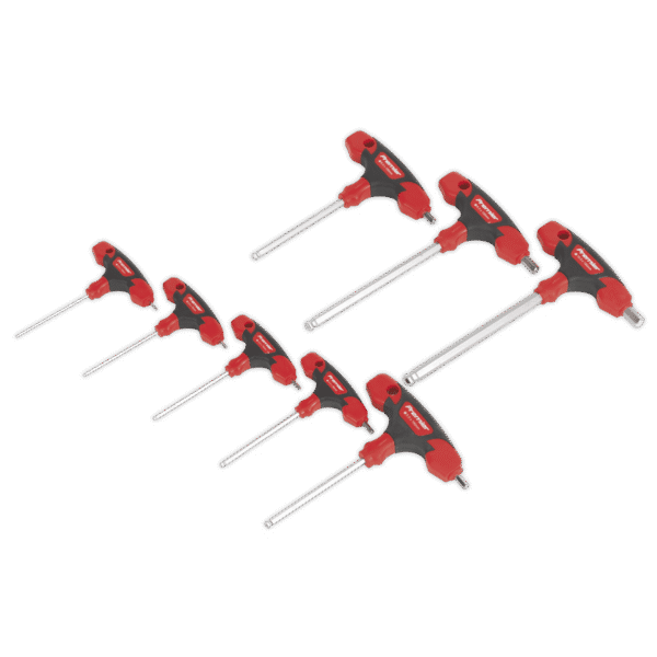 Premier T-Handle Ball-End Hex Key Set 8pc