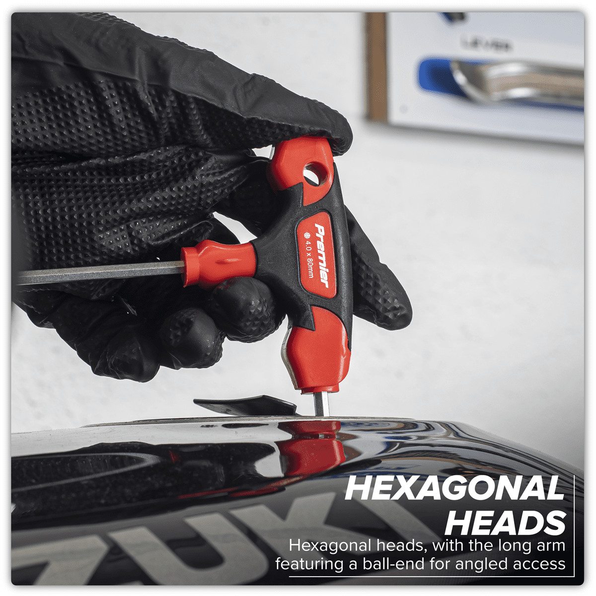 Premier T-Handle Ball-End Hex Key Set 8pc - Image 12