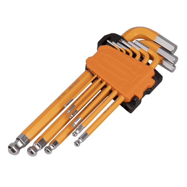 Premier Imperial Long Ball-End Hex Key Set 9pc