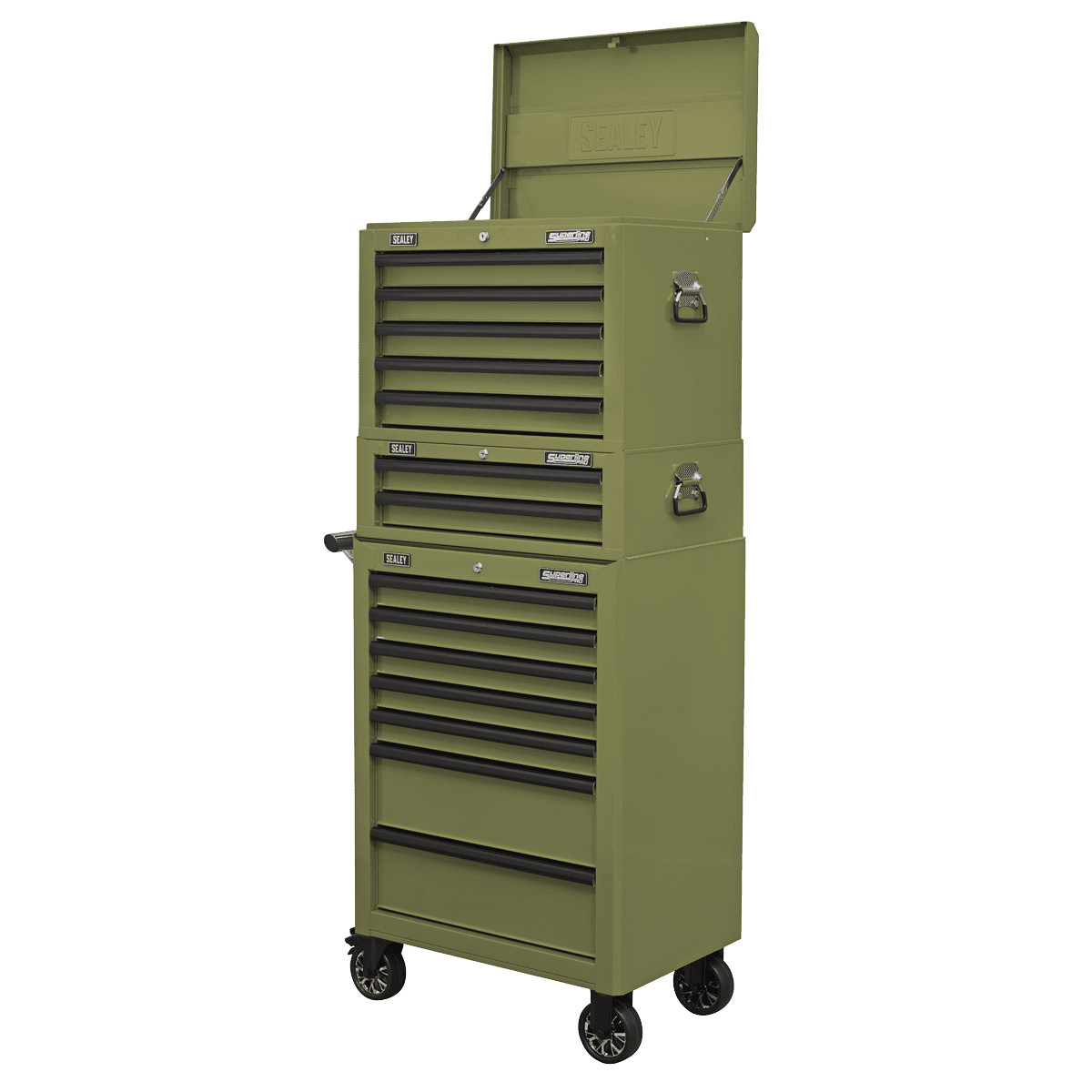 Superline PRO® Mid-Box Tool Chest 2 Drawer - Khaki - Image 5