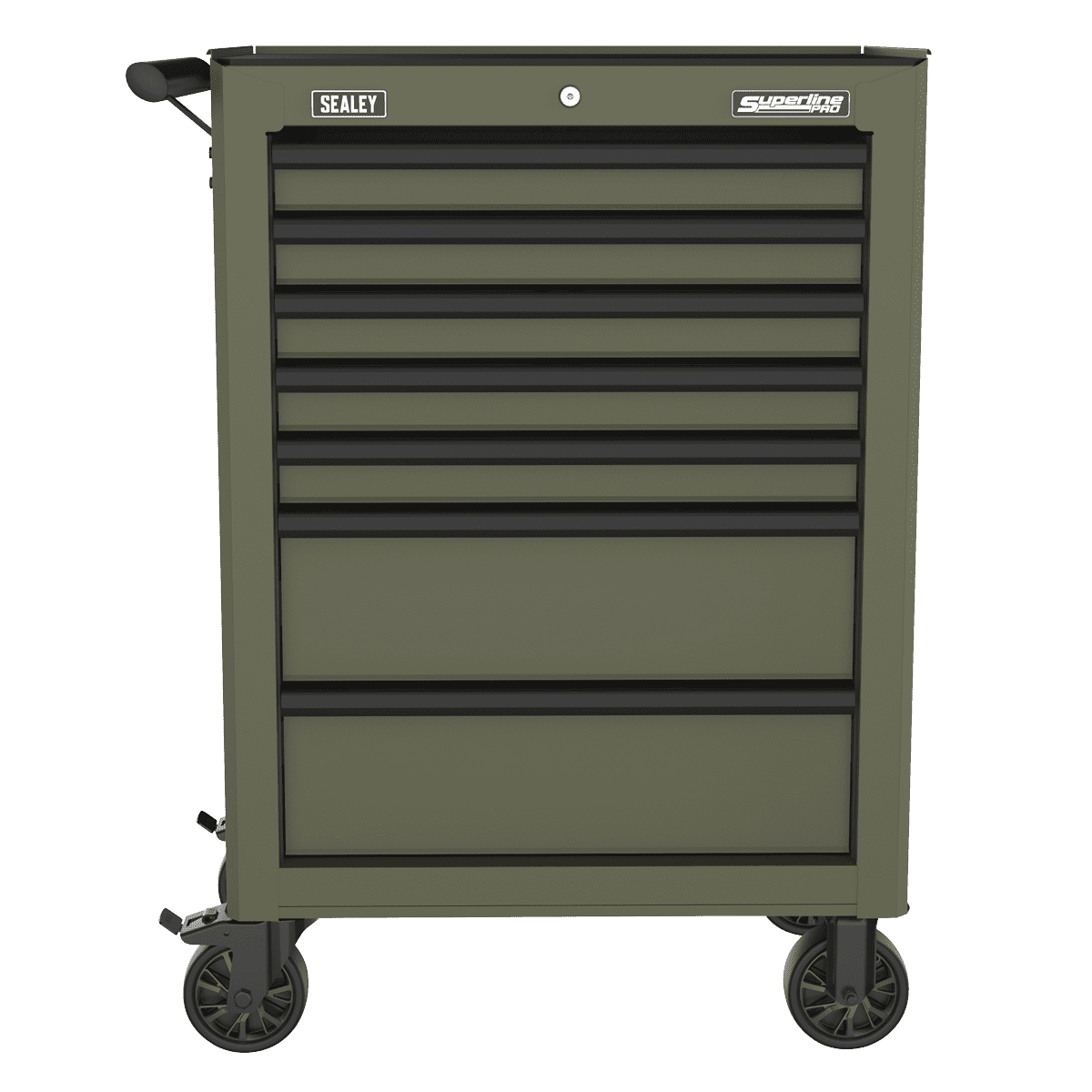 Superline PRO® Heavy-Duty Rollcab 7 Drawer - Khaki - Image 7