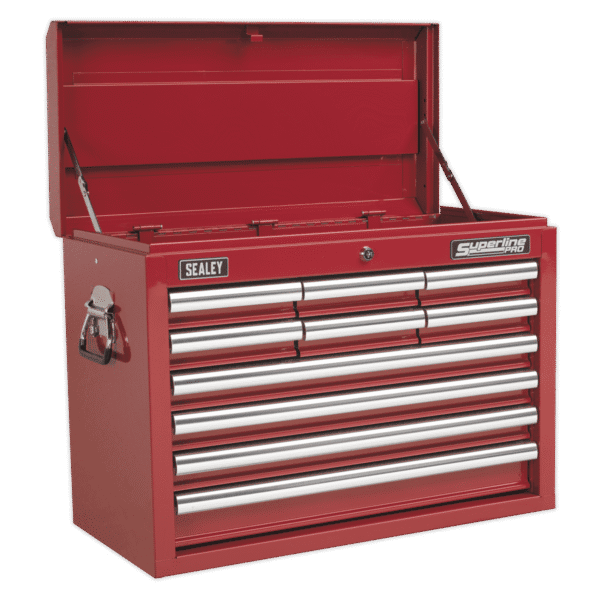 Superline PRO® Topchest 10 Drawer - Red