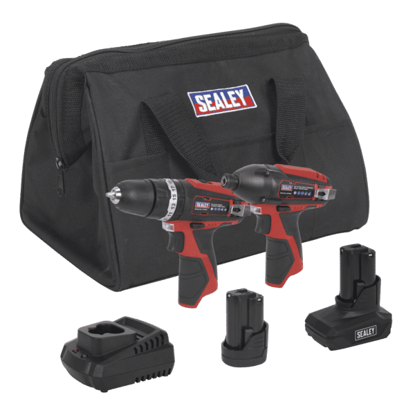 2 x SV12 Series Cordless Power Tool Kit 12V - 2 Batteries