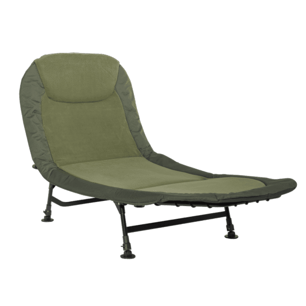 Dellonda Adjustable Bedchair with Fleece Mattress & Pillow