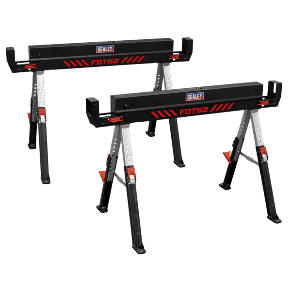 Adjustable Sawhorse Set 2pc