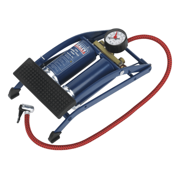 Twin Barrel Foot Pump