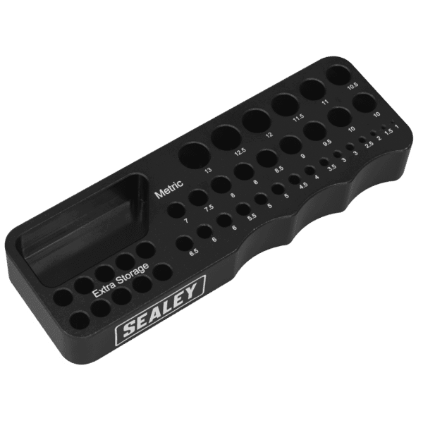 Heavy-Duty 40 Hole Drill Bit Stand